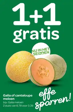 Spar Galia of cantaloupe meloen aanbieding