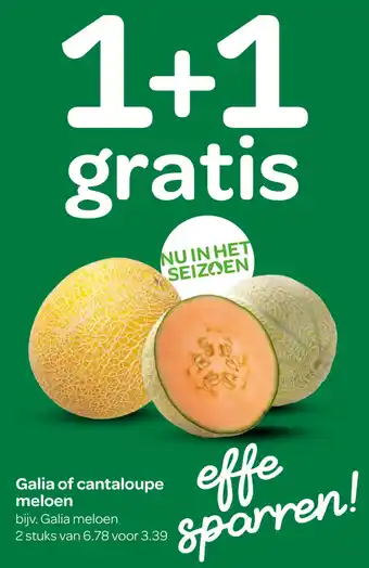 Spar Galia of cantaloupe meloen aanbieding
