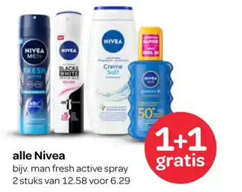 Spar alle Nivea aanbieding