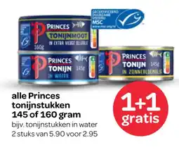 Spar alle Princes tonijnstukken aanbieding