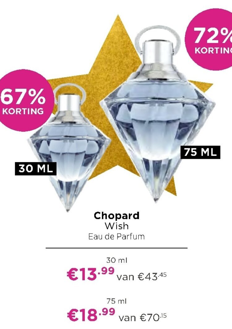 Chopard Wish Eau de Parfum 30ml aanbieding bij ICI Paris XL