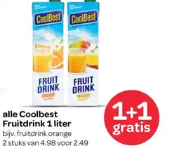 Spar alle Coolbest Fruitdrink aanbieding