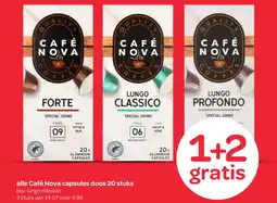Spar alle Café Nova capsules aanbieding