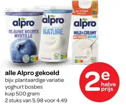 Spar alle Alpro gekoeld aanbieding