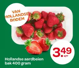 Spar Hollandse aardbeien aanbieding