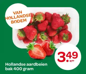 Spar Hollandse aardbeien aanbieding