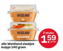 Spar alle Westland slaatjes aanbieding