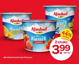 Spar alle Almhof kwark aanbieding