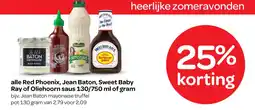 Spar alle Red Phoenix, Jean Baton, Sweet Baby Ray of Oliehoorn saus aanbieding