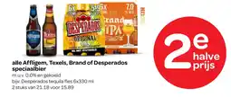Spar alle Affligem, Texels, Brand of Desperados speciaalbier aanbieding