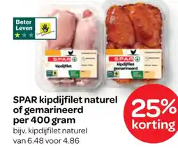 Spar SPAR kipdijfilet gemarineerd aanbieding