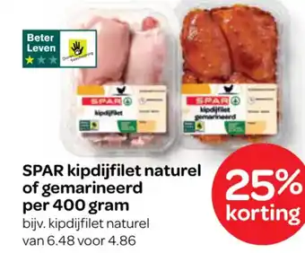 Spar SPAR kipdijfilet gemarineerd aanbieding