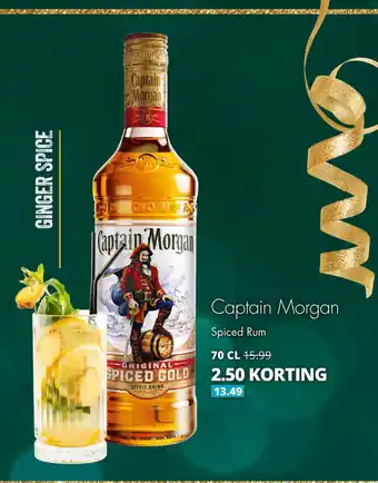 Mitra Captain Morgan Spiced | 100 CL aanbieding