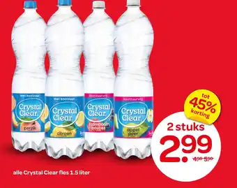 Spar alle Crystal Clear aanbieding