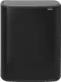 Bol.com Brabantia Bo Touch Bin Prullenbak - 60 l - Matt Black aanbieding