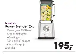 HANOS Magimix Power Blender 5XL aanbieding