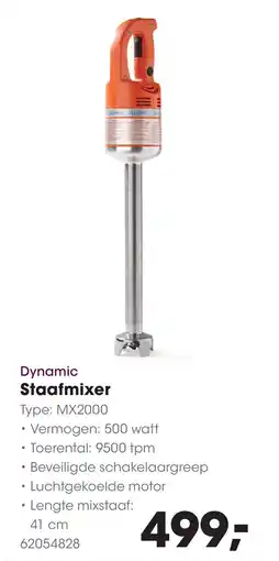 HANOS Dynamic Staafmixer aanbieding