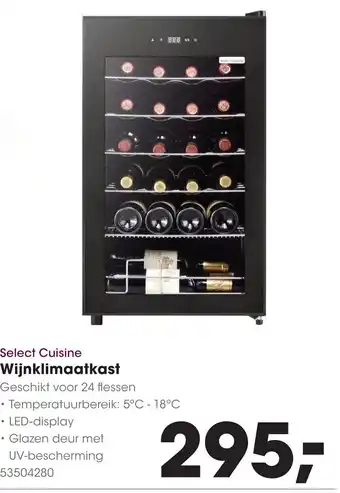 HANOS Select Cuisine Wijnklimaatkast aanbieding