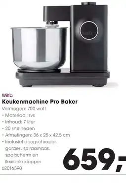 HANOS Wilfa Keukenmachine Pro Baker aanbieding