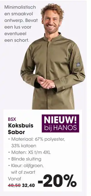 HANOS BSX Koksbuis Sabor aanbieding
