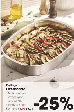 HANOS De Buyer Ovenschaal aanbieding