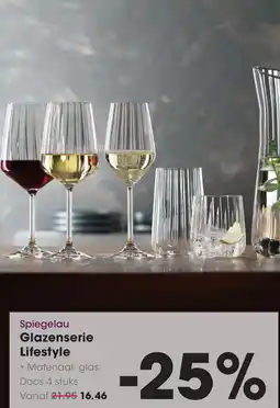 HANOS Spiegelau Glazenserie Lifestyle aanbieding