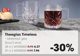 HANOS Theeglas Timeless aanbieding