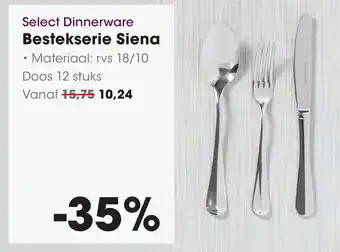 HANOS Select Dinnerware Bestekserie Siena aanbieding