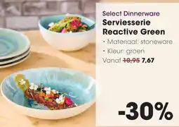 HANOS Select Dinnerware Serviesserie Reactive Green aanbieding