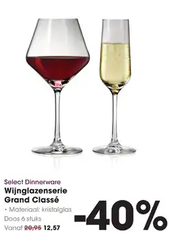 HANOS Select Dinnerware Wijnglazenserie Grand Classé aanbieding