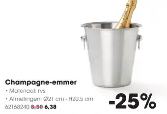 HANOS Champagne emmer aanbieding
