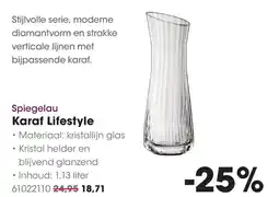 HANOS Spiegelau Karaf Lifestyle aanbieding