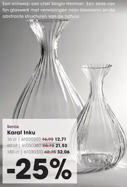 HANOS Serax Karaf Inku aanbieding