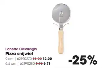 HANOS Panetta Casalinghi Pizza snijwiel aanbieding