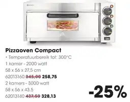HANOS Pizzaoven Compact aanbieding