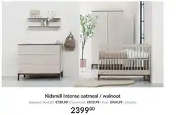 Babypark Kidsmill Intense oatmeal / walnoot set aanbieding