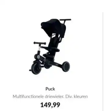 Babypark Puck Multifunctionele driewieler aanbieding