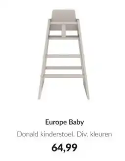 Babypark Europe Baby Donald kinderstoel aanbieding