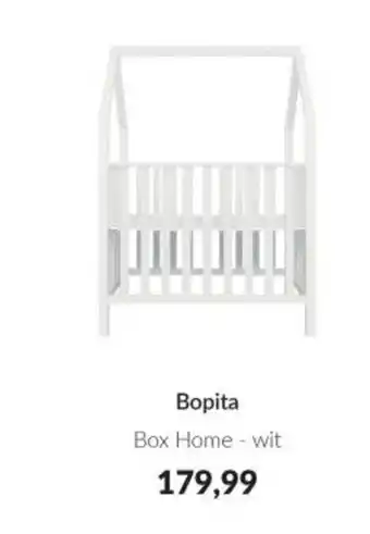 Babypark Bopita Box Home wit aanbieding