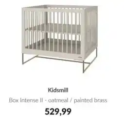 Babypark Kidsmill Box Intense II oatmeal / painted brass aanbieding