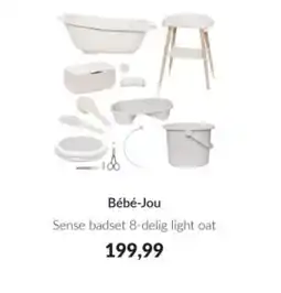 Babypark Bébé-Jou Sense badset 8 delig light oat aanbieding