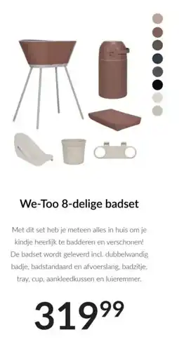 Babypark We Too 8 delige badset aanbieding