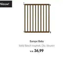 Babypark Europe Baby Solid Beech traphek aanbieding