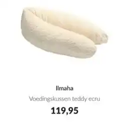 Babypark IIma Voedingskussen teddy ecru aanbieding