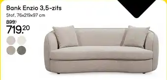 Leen Bakker Bank Enzio 3,5-zits aanbieding