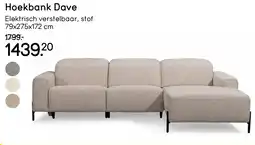 Leen Bakker Hoekbank Dave aanbieding