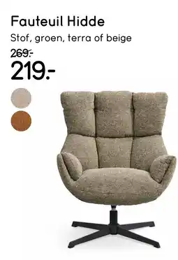Leen Bakker Fauteuil Hidde aanbieding