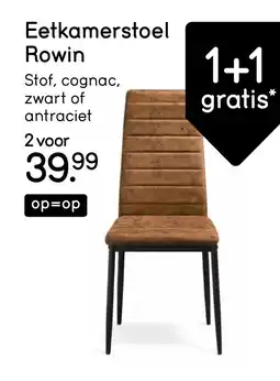 Leen Bakker Eetkamerstoel Rowin aanbieding