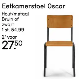 Leen Bakker Eetkamerstoel Oscar aanbieding