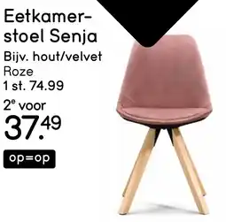 Leen Bakker Eetkamer stoel Senja aanbieding